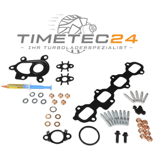 Original Dichtungssatz Turbolader für RENAULT 1.6 821943-2 + Starter-Keramiköl