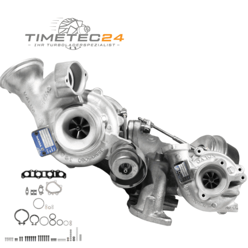 Bi-Turbolader für Volvo 10009880354 110kW-147kW 2.0L + Montagesatz