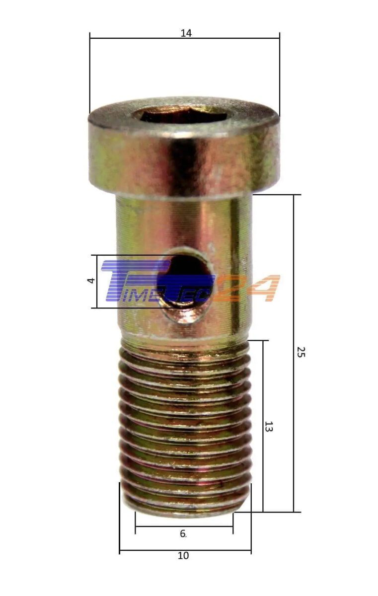 1x Hohlschraube für Ölzulaufleitung Turbolader AUDI VW SEAT SKODA 2 1x Hohlschraube für Ölzulaufleitung Turbolader AUDI VW SEAT SKODA – Bild 2