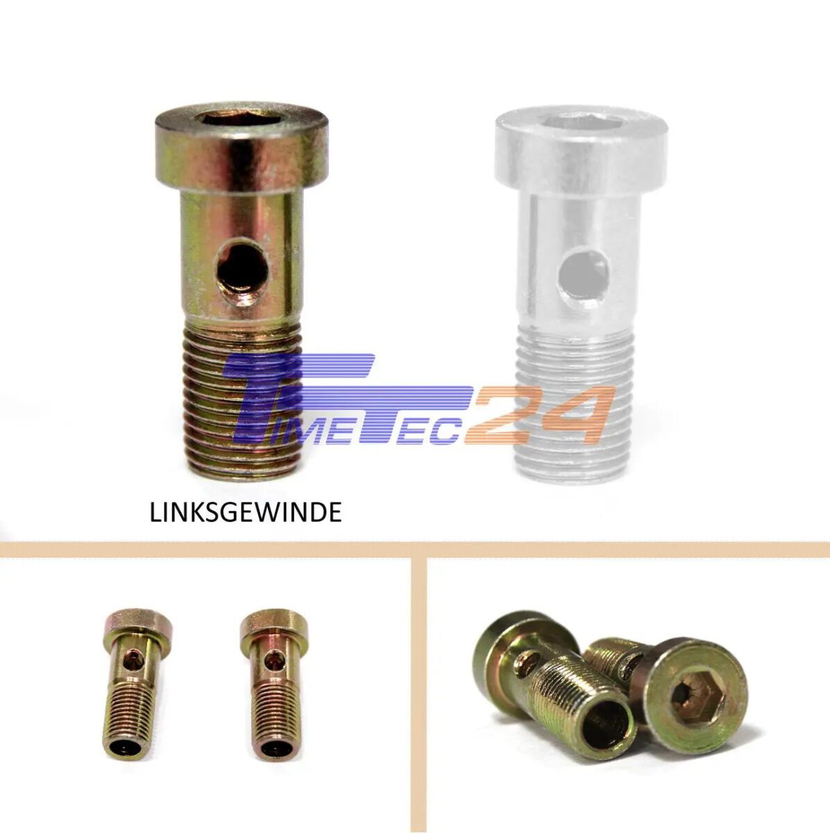 1x Hohlschraube für Ölzulaufleitung Turbolader AUDI VW SEAT SKODA 3 1x Hohlschraube für Ölzulaufleitung Turbolader AUDI VW SEAT SKODA – Bild 3