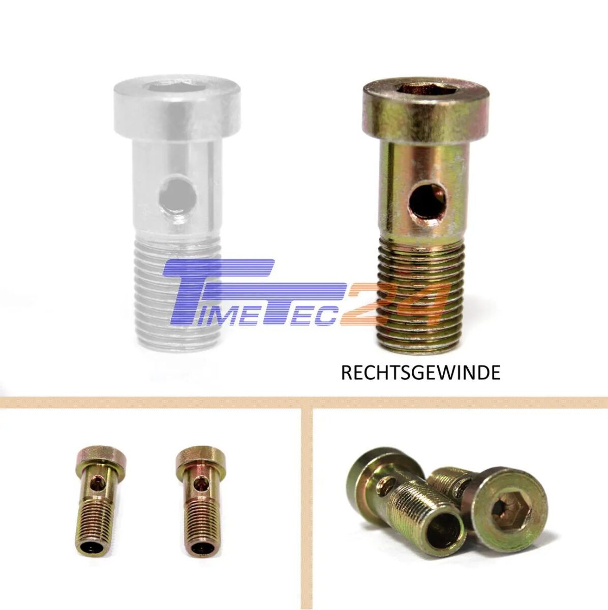 1x Hohlschraube für Ölzulaufleitung Turbolader AUDI VW SEAT SKODA 4 1x Hohlschraube für Ölzulaufleitung Turbolader AUDI VW SEAT SKODA – Bild 4