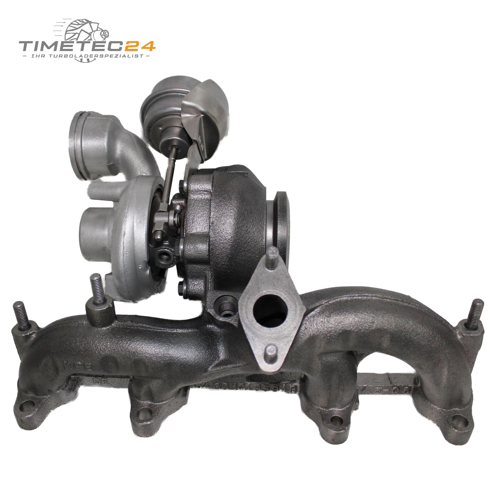 Turbolader VW T5 Transporter Multivan 1.9TDI 102PS BRS 03G253010CX + Montagesatz 4 03G253010CX