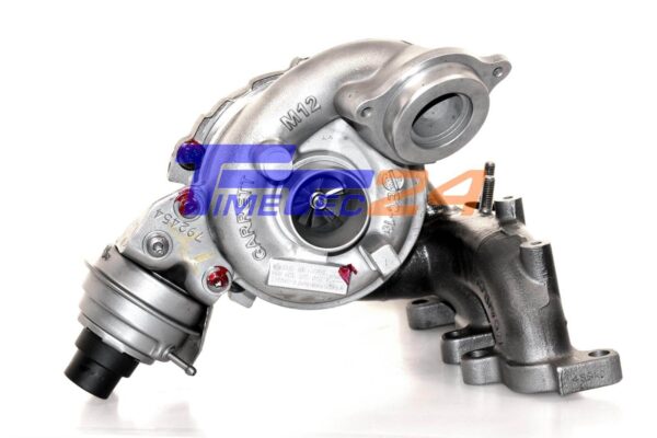 Turbolader AUDI VW SEAT SKODA 1.6 TDI 66kW-77kW CAYC 03L253016TX + Montagesatz – Bild 2
