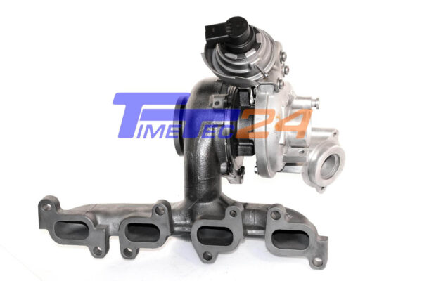 Turbolader AUDI VW SEAT SKODA 1.6 TDI 66kW-77kW CAYC 03L253016TX + Montagesatz – Bild 3