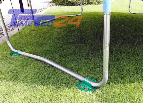 Trampolinfuß Trampolinunterlage Trampolinauflage Rasenschutz Unterlage – Bild 2