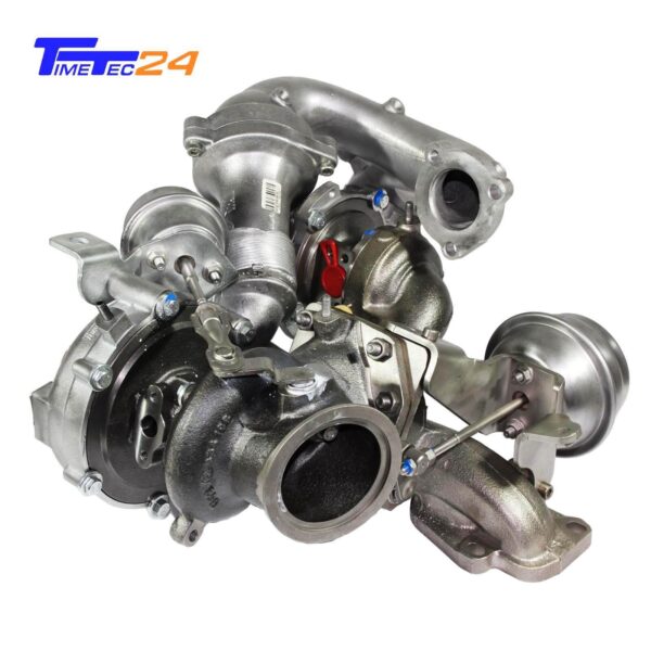 Turbolader Lancia Opel Saab 2.0BiTurbo 190PS A20DTR 10009500026 + Montagesatz – Bild 2
