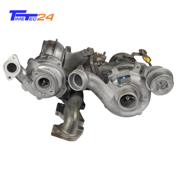Turbolader BiTurbo Cadillac Lancia Saab 1.9D 190PS Z19DTR A19DTR 10009700005 + Montagesatz – Bild 2