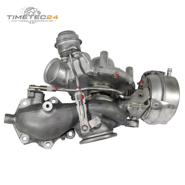 Turbolader 2.Stufe NISSAN OPEL RENAULT 2.3dCi CDTi 163PS 825758-4 + Montagesatz – Bild 5