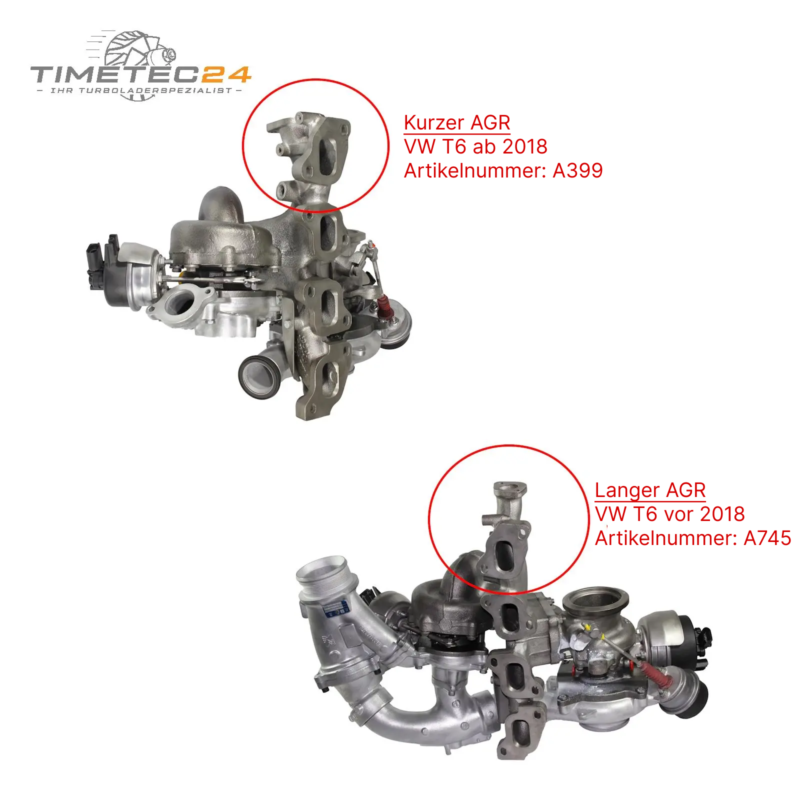 Turbolader VW Crafter - MAN TGE 2.0TDI 177PS DAVA 10009700225 + Montagesatz – Bild 2