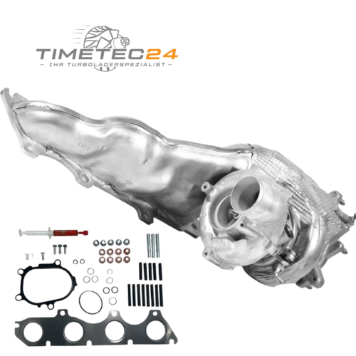Turbolader für AUDI 4.0l rechte Seite 9VA17 079145722 + Montagesatz