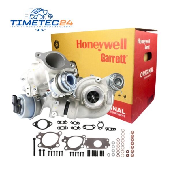 Neuer Original Turbolader Bi-Turbo für Mazda 129kW 810358-5005S + Montagesatz