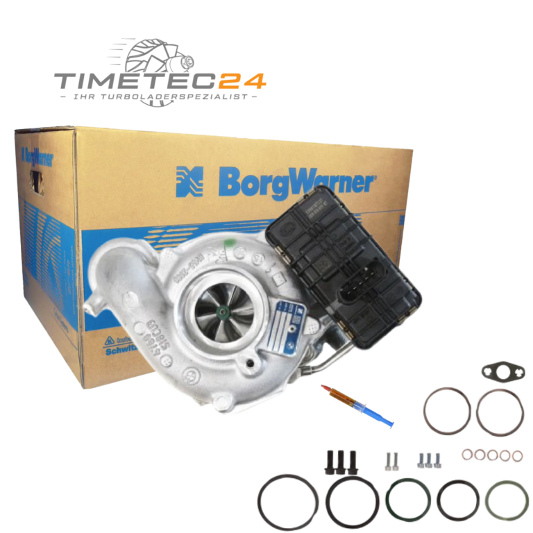 Neuer Original Turbolader BMW 5er 7er X5 X7 1.Stufe 53039880523 N57X+Montagesatz