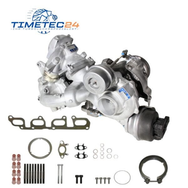 Turbolader VW Amarok 2.0BiTDI 120kW-132kW CDCA CNEA CSHA 03L145873C + Montagesatz