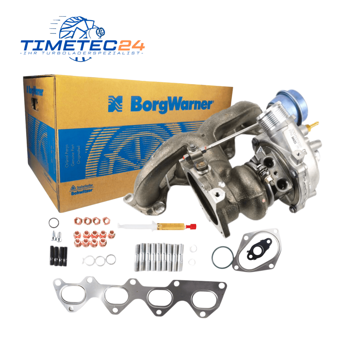Neuer Original Turbolader AUDI VW SEAT 1.4TSI 103kW-135kW 03C145701T + Montagesatz 1 Neuer Original Turbolader AUDI VW SEAT 1.4TSI 103kW-135kW 03C145701T + Montagesatz