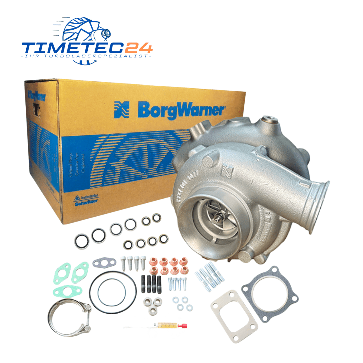 Neuer Original Turbolader MAN 51091009013 + Montagesatz 1 Neuer Original Turbolader MAN 51091009013 + Montagesatz