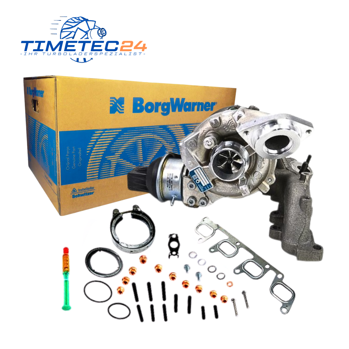 Neuer Original Turbolader AUDI VW SKODA 2.0TDI 03L253056T / 54409700021 + Montagesatz 1 Neuer Original Turbolader Audi 2.0TDI 110PS-140PS CFHC CFFB 54409880036 + Montagesatz