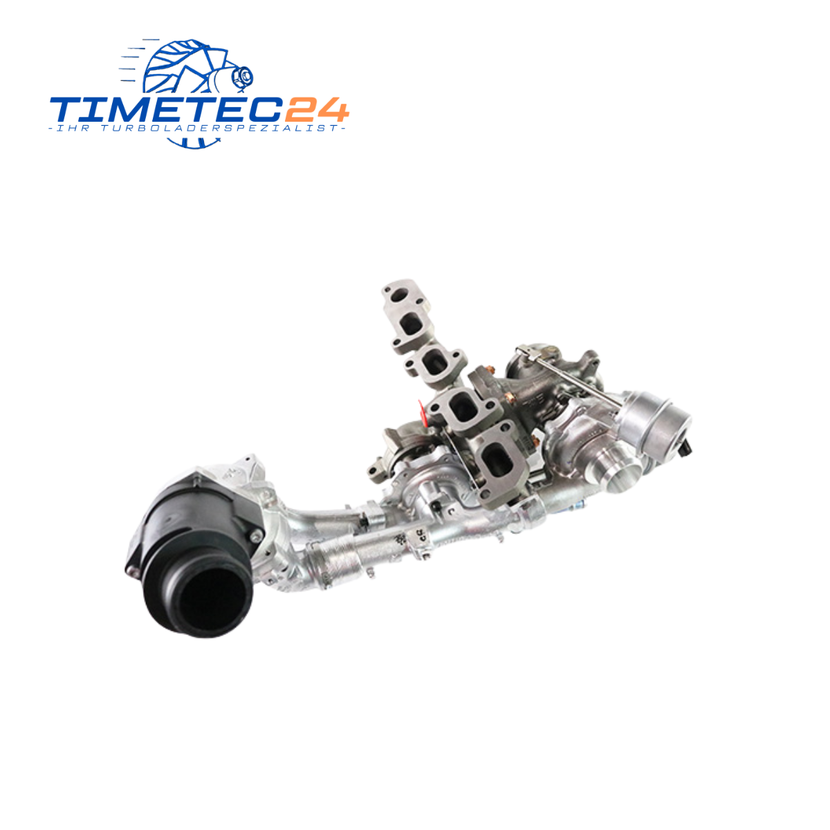 Neuer Original Bi-Turbolader VW T5 T6 2.0 BiTDI 180 PS CFCA – 10009880098 / 03L145715J + Montagesatz 2 Neuer Original Bi-Turbolader VW Transporter T5 T6 2.0BiTDI 180PS CFCA 10009880098 + Montagesatz