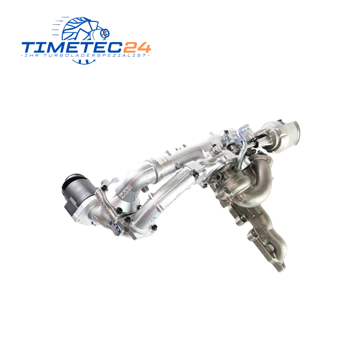 Neuer Original Bi-Turbolader VW T5 T6 2.0 BiTDI 180 PS CFCA – 10009880098 / 03L145715J + Montagesatz 4 Neuer Original Bi-Turbolader VW Transporter T5 T6 2.0BiTDI 180PS CFCA 10009880098 + Montagesatz