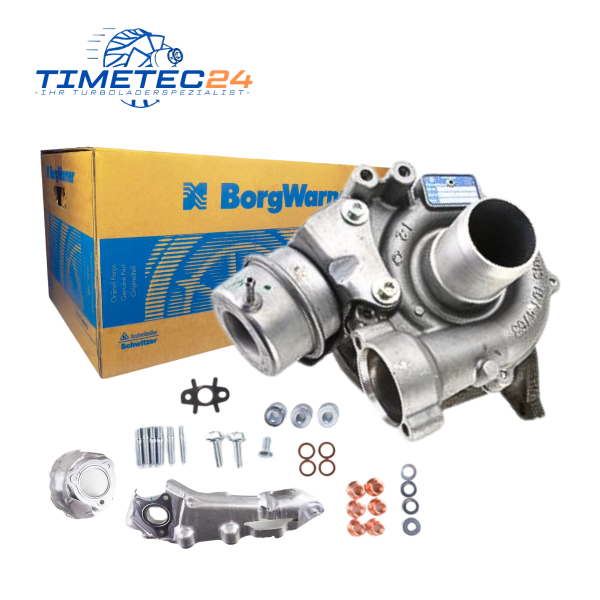 Neuer Original Turbolader RENAULT NISSAN 1.6 dCi – A6260900000 / 54389900000 + Montagesatz 1 Neuer Original Turbolader MERCEDES NISSAN OPEL 1.6dCi 90-136PS A6220900080 + Montagesatz