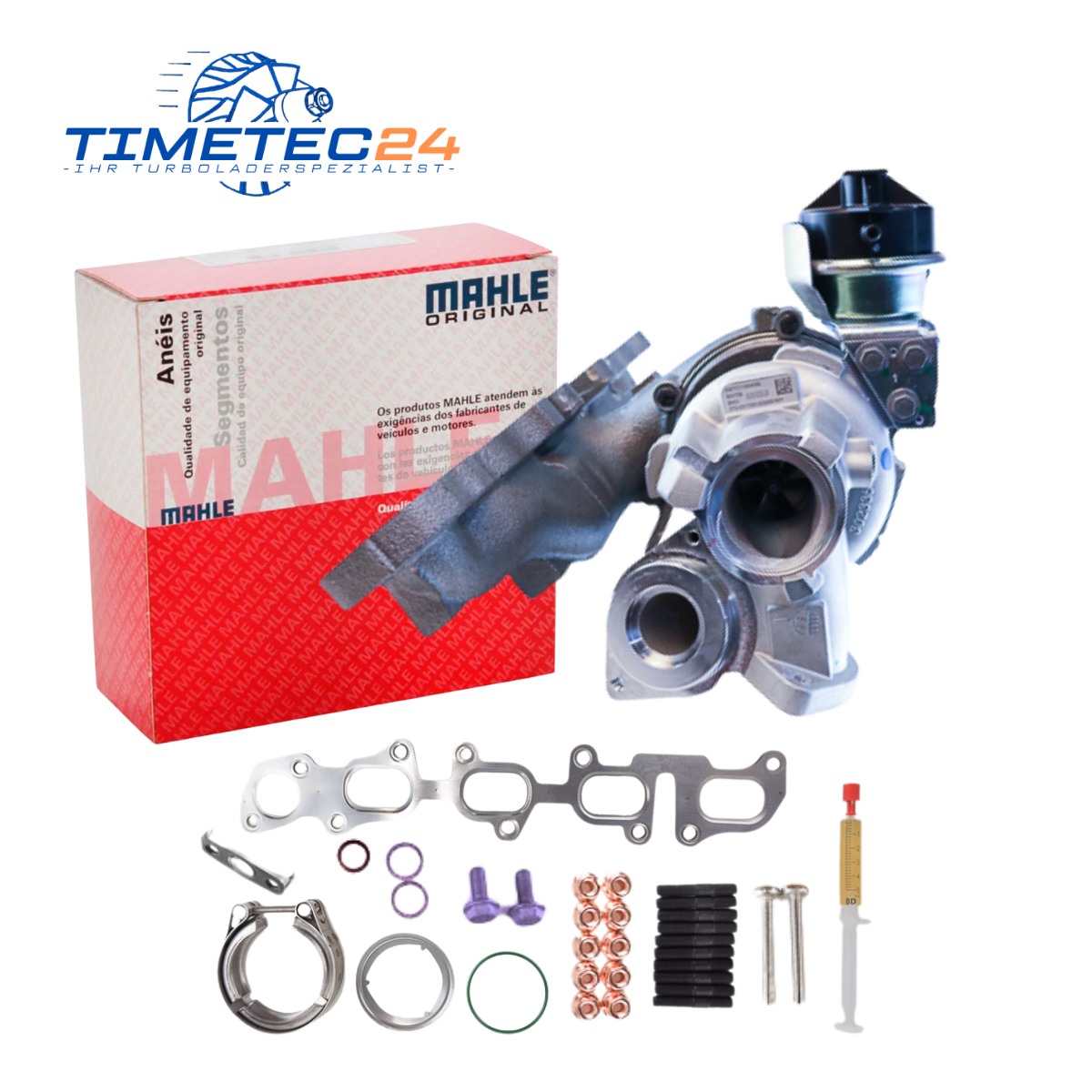 Neuer Original Turbolader VW SKODA 2.0 TDI – 04L253019P / 401TN100131 + Montagesatz 1 Neuer Original Turbolader SKODA VW Yeti Golf Caddy 2.0TDI 75-150PS 04L253019P + Montagesatz