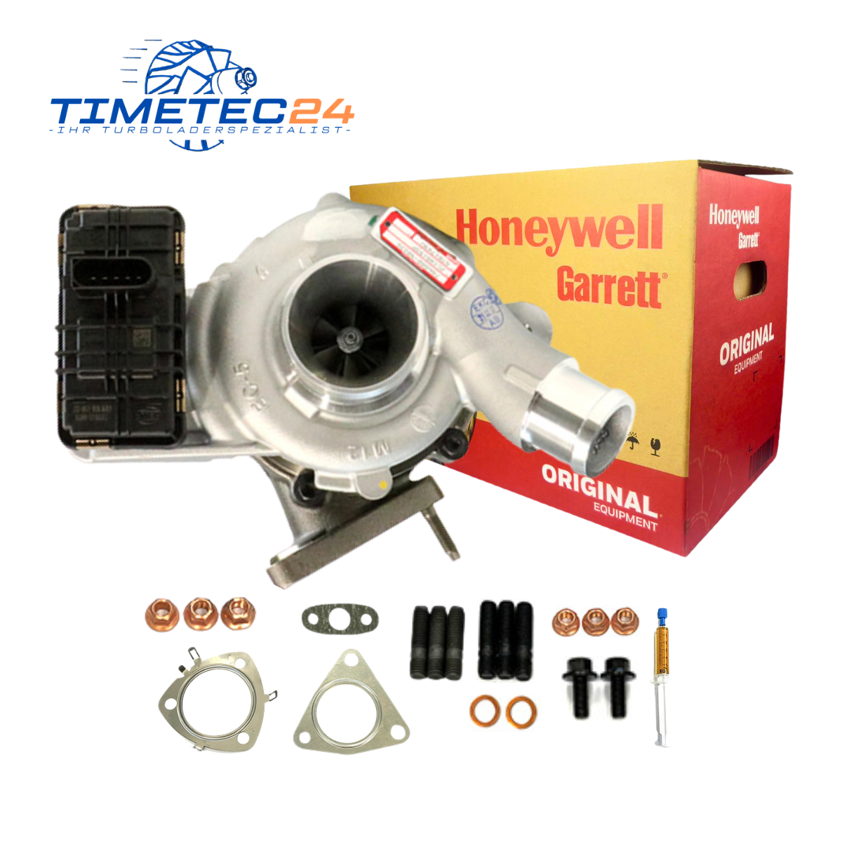 Original RED Turbolader FORD 2.2 TDCi – BK2Q6K682HA / 57439900018 + Montagesatz 1 Neuer Original Turbolader FORD Transit Mk6 Mk7 2.2TDCi 100-155PS BK2Q6K682HA + Montagesatz