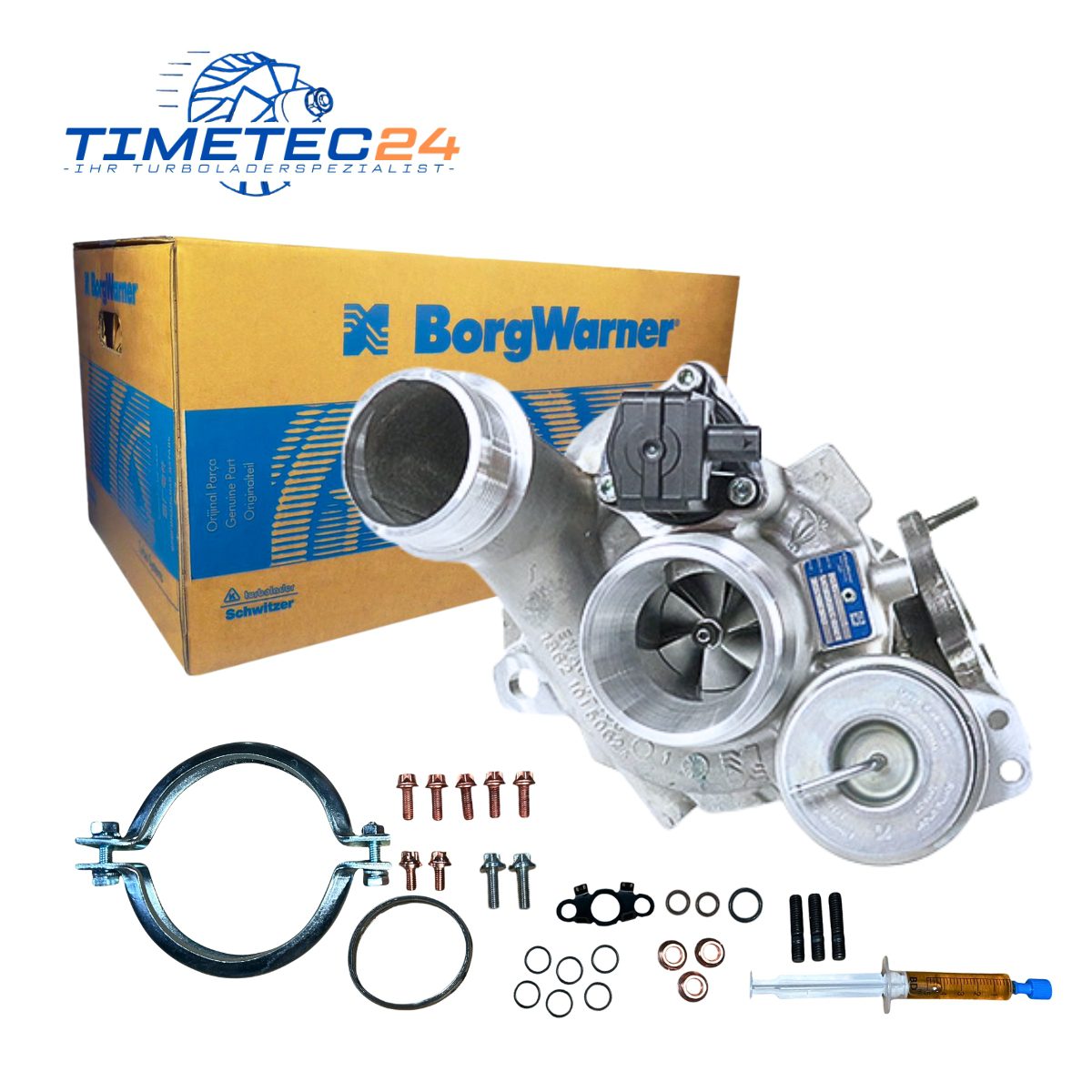 Neuer Original Turbolader MERCEDES-BENZ CLA 45 AMG 4-matic – A1330900480 / 18559700013 + Montagesatz 1 Neuer Original Turbolader MERCEDES-BENZ CLA 45 AMG 4-matic – A1330900480 / 18559700013 + Montagesatz