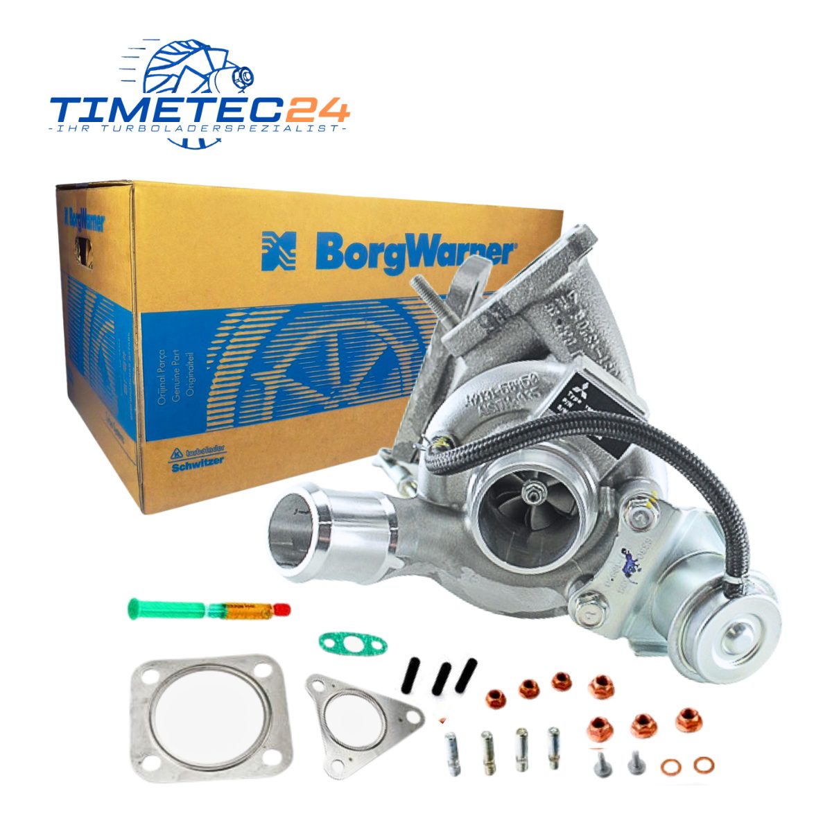 Original RED Turbolader FORD 2.2 TDCi – 2004528 / 57409900203 + Montagesatz 1 Original RED Turbolader FORD 2.2 TDCi – 2004528 / 57409900203 + Montagesatz