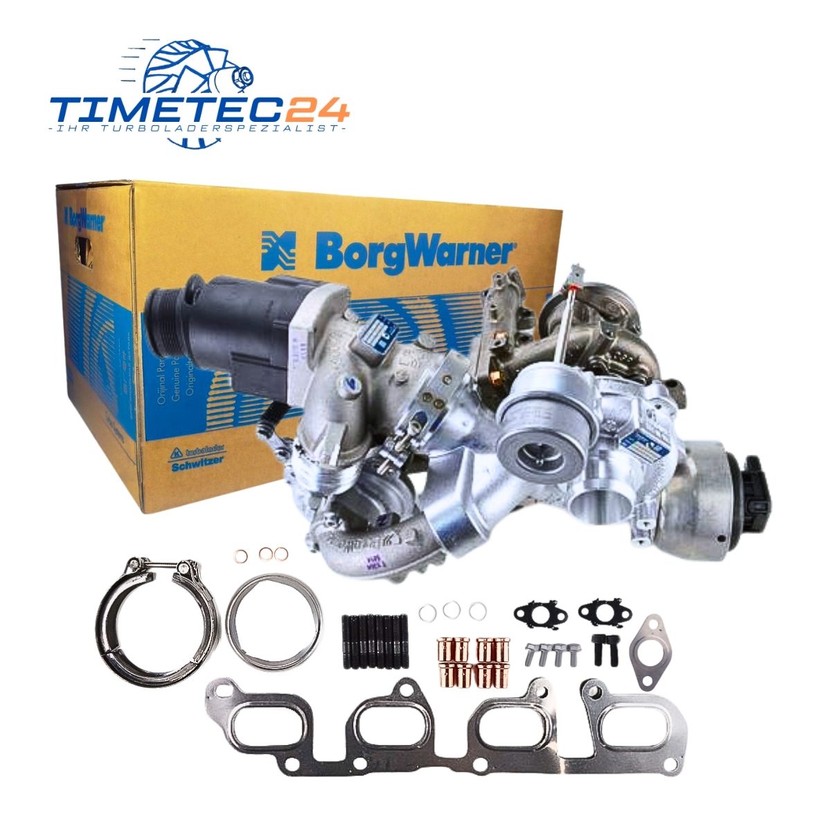 Neuer Original Turbolader VW 2.0 BiTDI – 03L145701FX / 10009700029 + Montagesatz 1 Neuer Original Turbolader VW 2.0 BiTDI – 03L145701FX / 10009700029 + Montagesatz