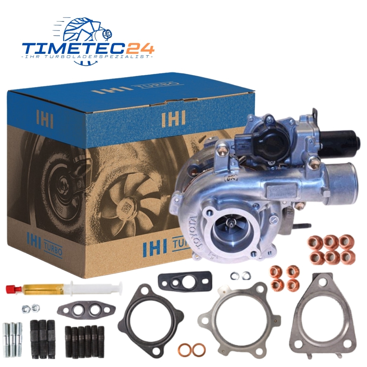 Neuer Original Turbolader TOYOTA 3.0 D-4D – 1720130161 / TC1VEDS0017B + Montagesatz 1 Neuer Original Turbolader TOYOTA 3.0 D-4D – 1720130161 / TC1VEDS0017B + Montagesatz