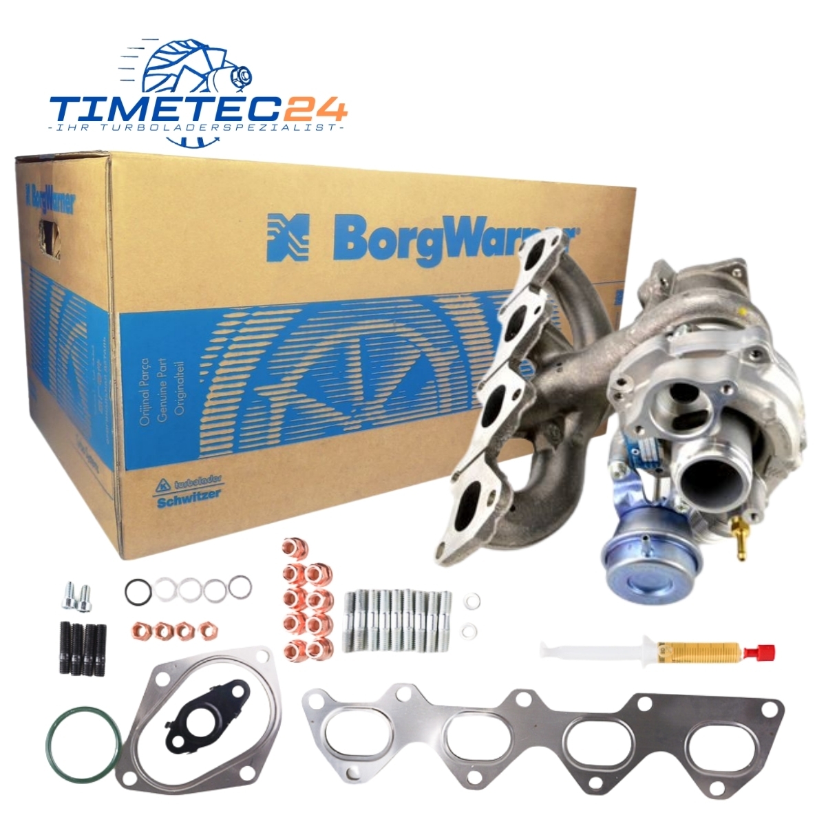 Original RED Turbolader VW 1.4 TSI EcoFuel – 03C145702RV / 53039700151 + Montagesatz 1 Original RED Turbolader VW 1.4 TSI EcoFuel – 03C145702RV / 53039700151 + Montagesatz