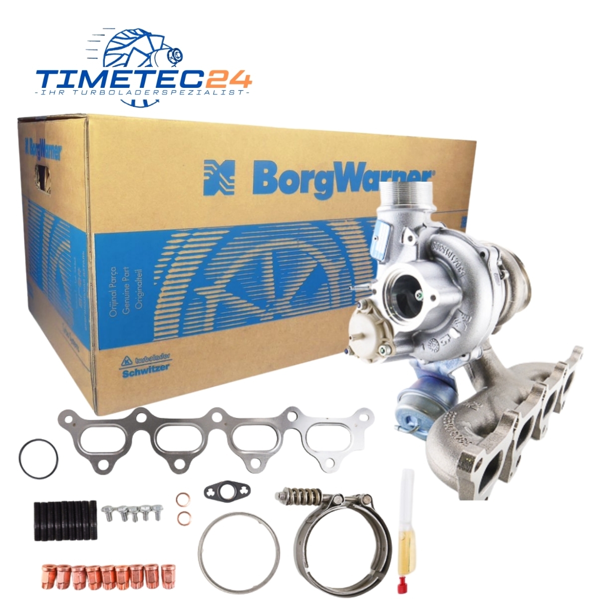 Original RED Turbolader OPEL SAAB 1.6 Turbo – 861085 / 53039980174 + Montagesatz 1 Original RED Turbolader OPEL SAAB 1.6 Turbo – 861085 / 53039980174 + Montagesatz