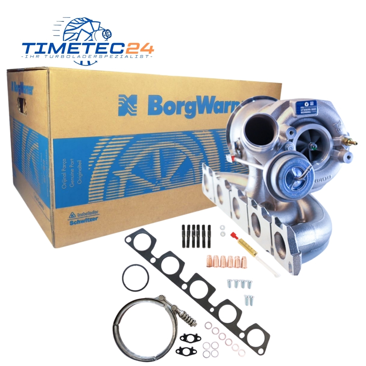 Neuer Original Turbolader AUDI 2.5 RS quattro – 07K145701CX / 18559800001 + Montagesatz 1 Neuer Original Turbolader AUDI 2.5 RS quattro – 07K145701CX / 18559800001 + Montagesatz