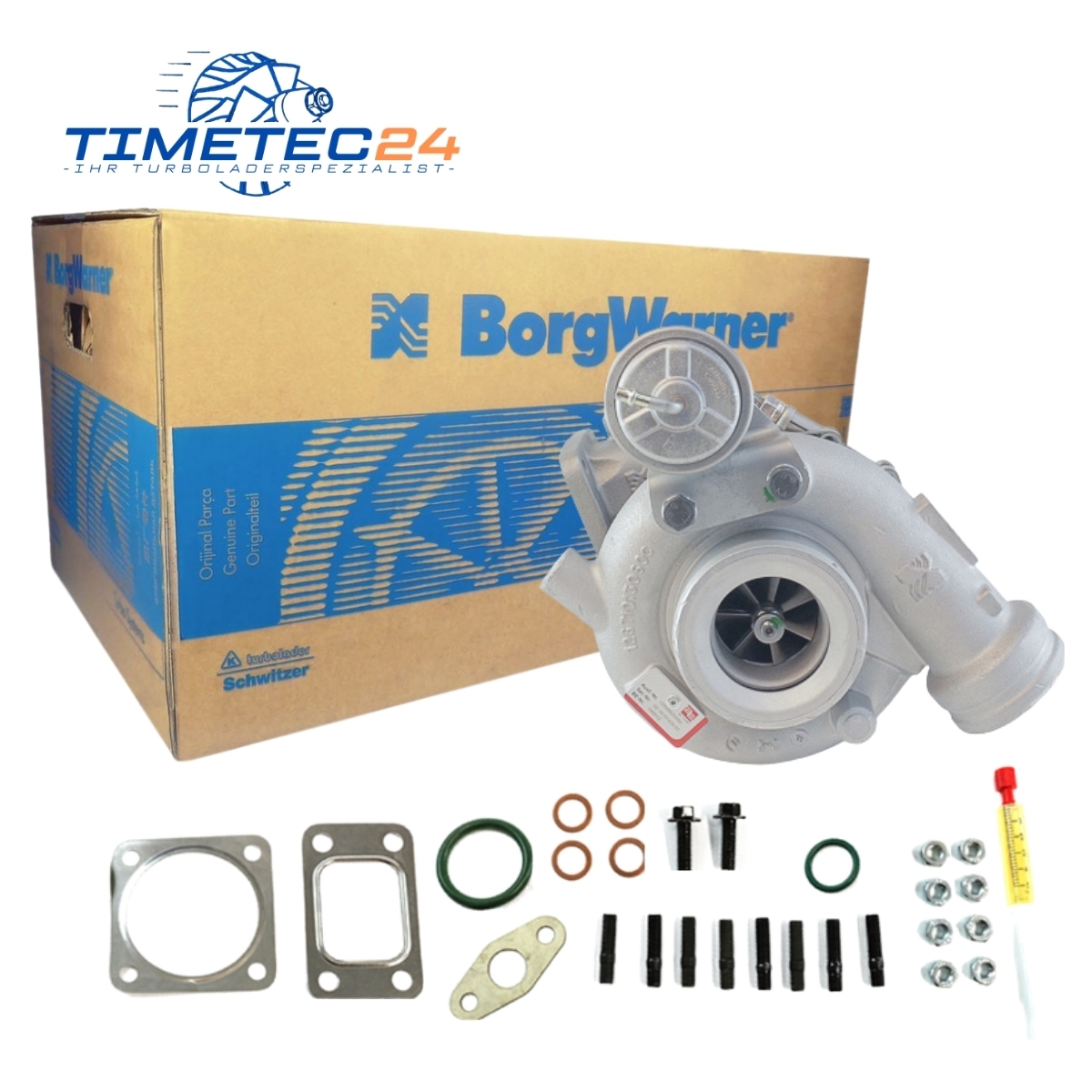 Original RED Turbolader VOLVO – 22246239 / 12589800009 + Montagesatz 1 Original RED Turbolader VOLVO – 22246239 / 12589800009 + Montagesatz