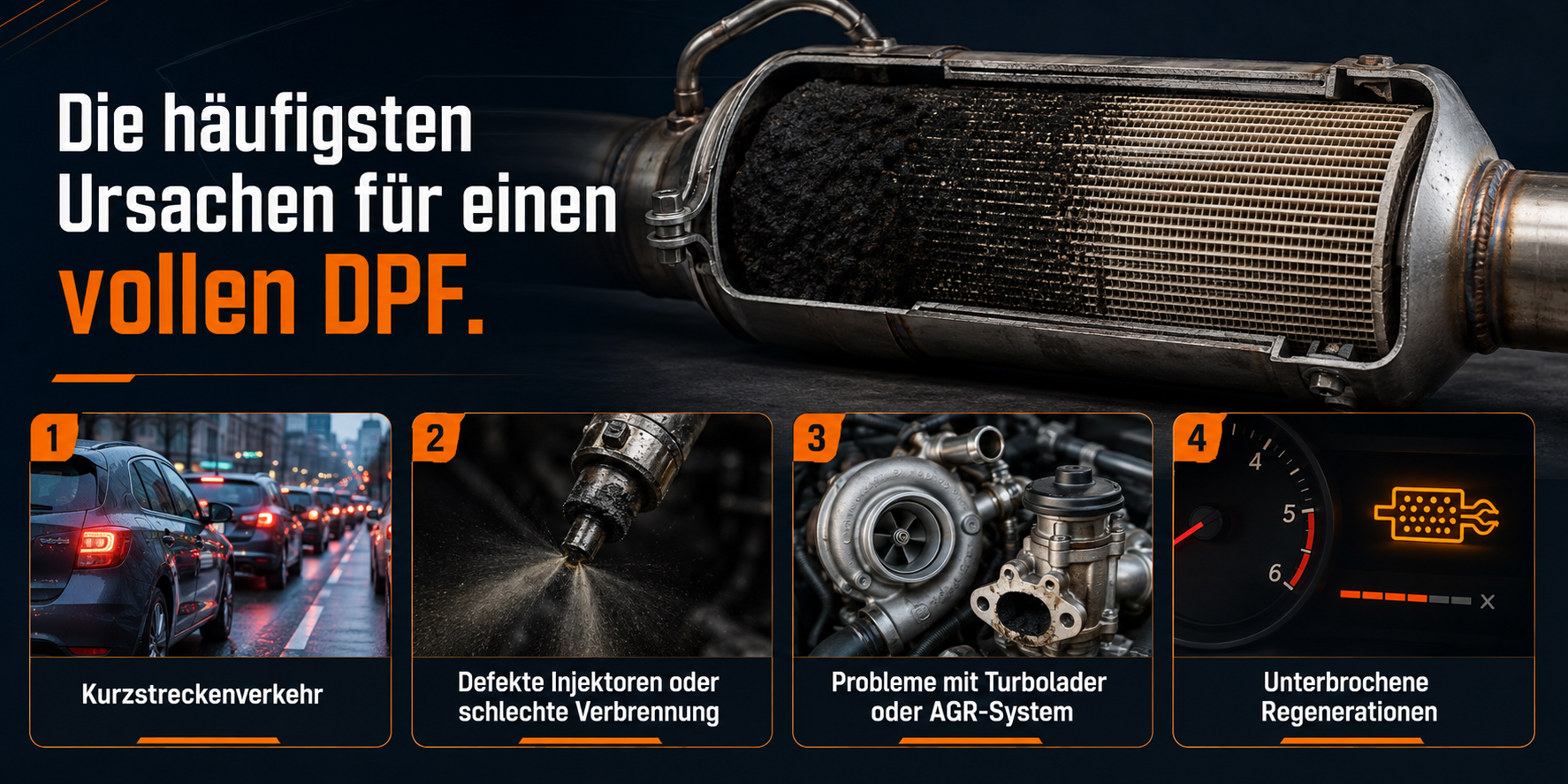 Typische Symptome bei einem verstopften DPF | dpf voll