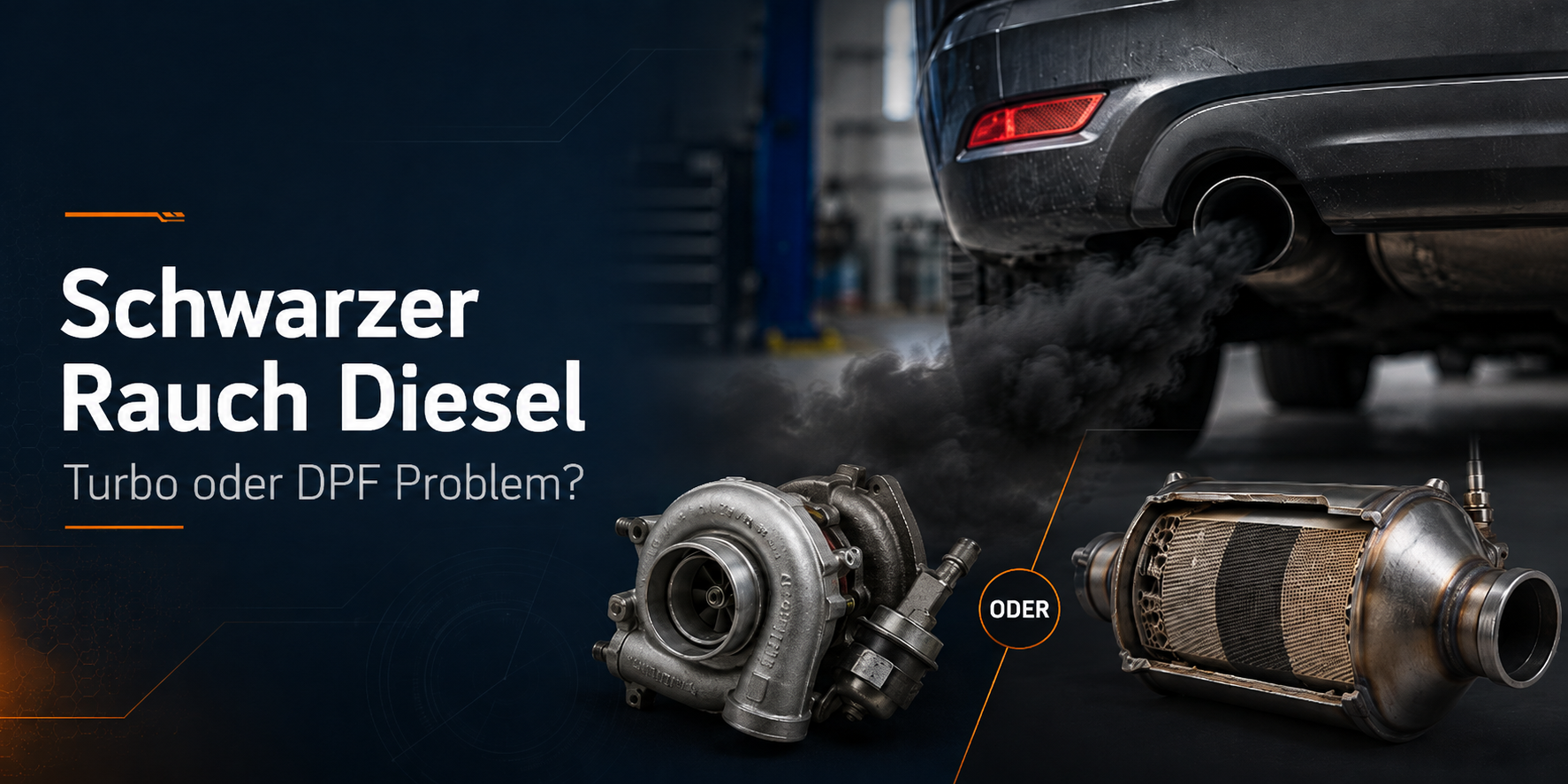 Schwarzer Rauch Diesel – Turbo oder DPF Problem?